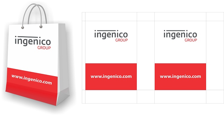 Mẫu túi giấy cty Ingenico